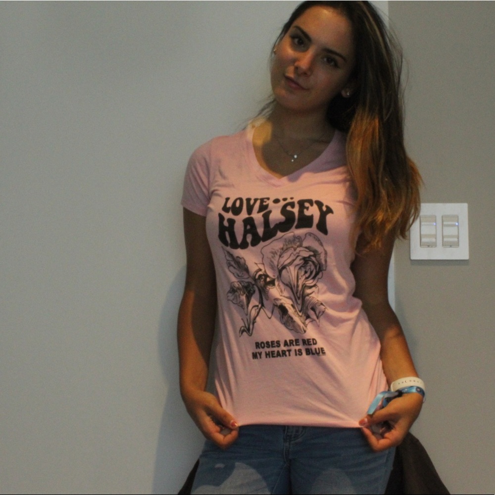 Pink Halsey shirt